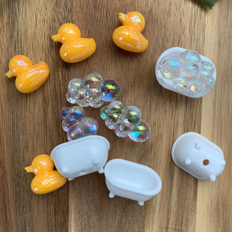 Duck Bath Tub Beads Rubber Ducky Beads Bath Bead Mix Ducks and Cloud