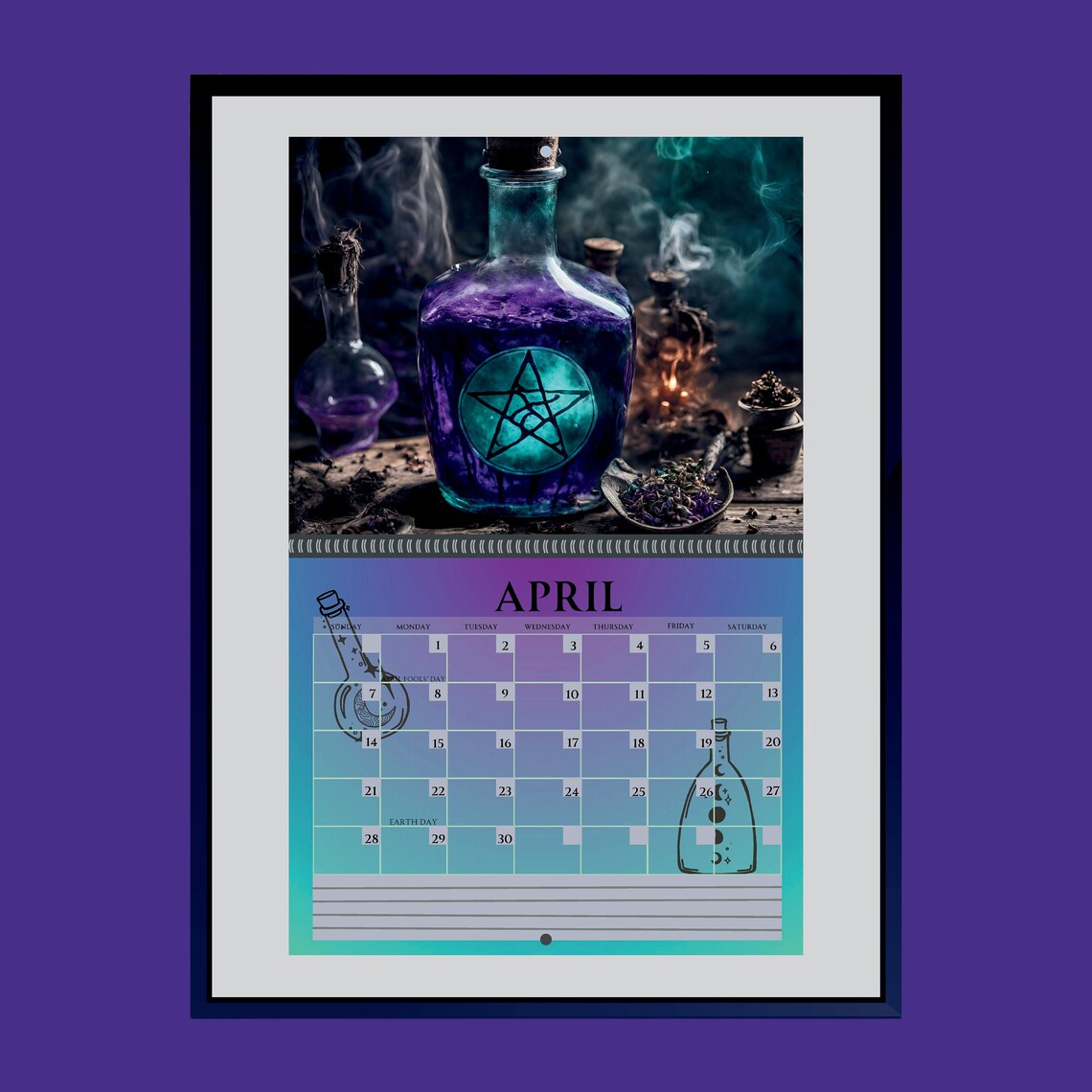 2025 Satanic Calendar Etsy