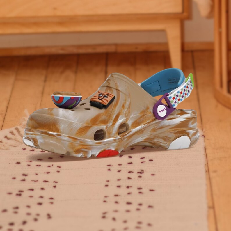 Crocs Classic Clog Cinnamon Toast Crunch Slipper Etsy