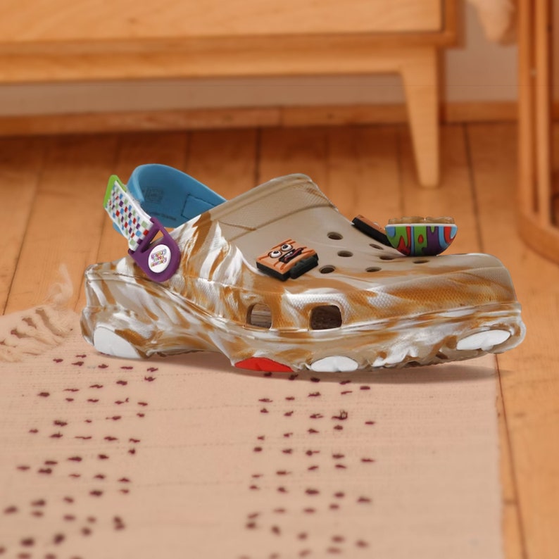 Crocs Classic Clog Cinnamon Toast Crunch Slipper Etsy