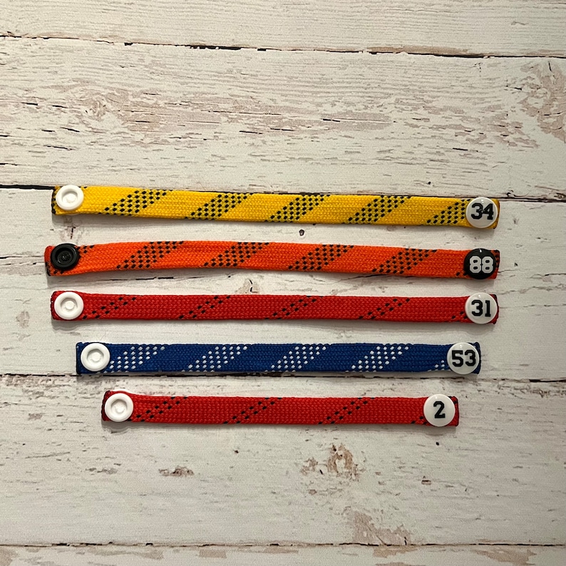 Hockey Lace Custom Bracelet Hockey Team Gift Hockey Stocking Stuffer