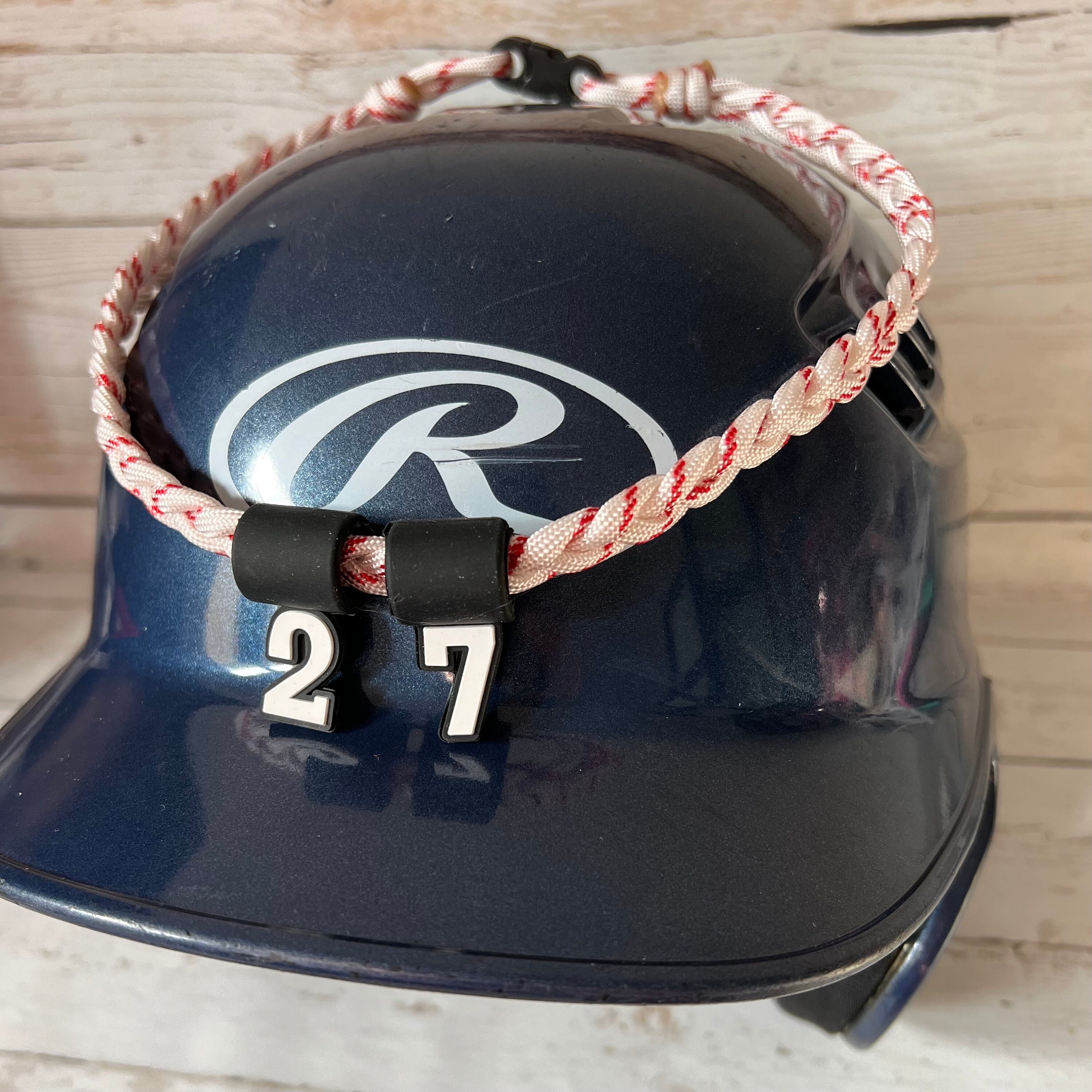 Baseball Braided Rope Necklace | Sports Necklace | Custom Jersey Number ...