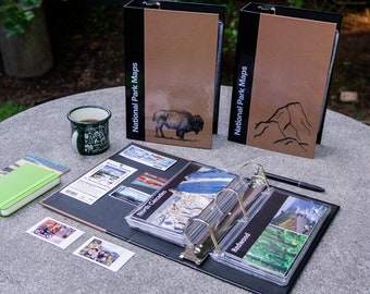 National Park Map Binder