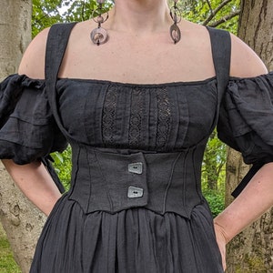 Linen Batwing Underbust Harness