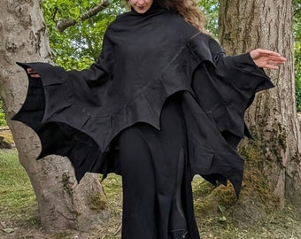 Linen Batwing Shawl