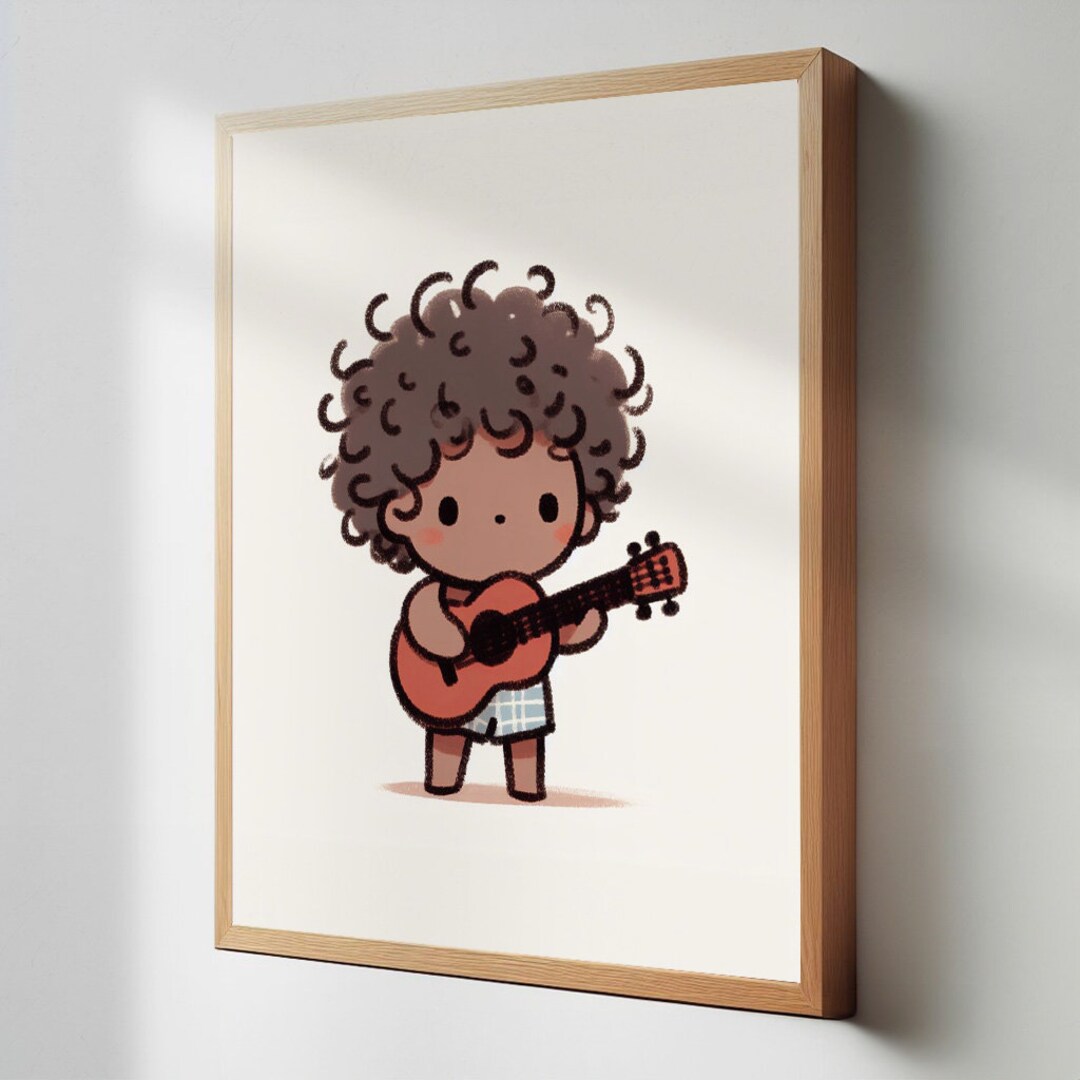 Black Boy Wall Art Canvas Print, African American Boy Room Decor Etsy