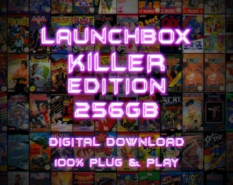 BigBox LaunchBox 256 GB, digitaler Download, Plug-and-Play-Arcade-Spiel, Retro-Rog-Ally-Kompatibilität