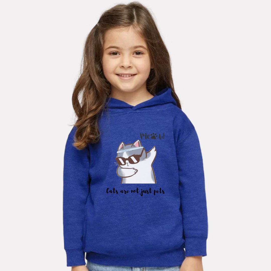 Cat Hoodies Cute Toddler Hoodie Hoodie for Kids Birthday Etsy