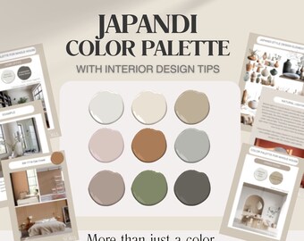 Sherwin Williams Japandi Color Palette with Interior Design Tips