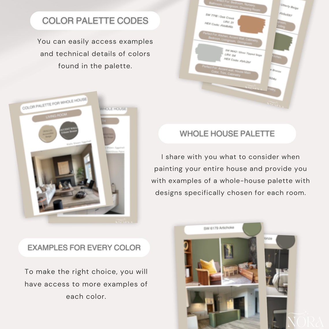 JAPANDI Color Palette, Interior Design Tips, Sherwin Williams Japandi