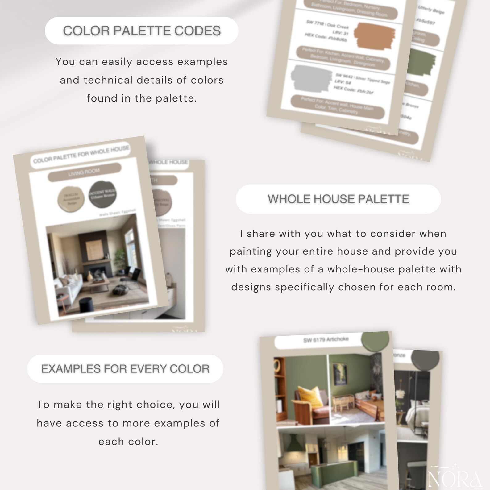 JAPANDI Color Palette, Interior Design Tips, Sherwin Williams Japandi
