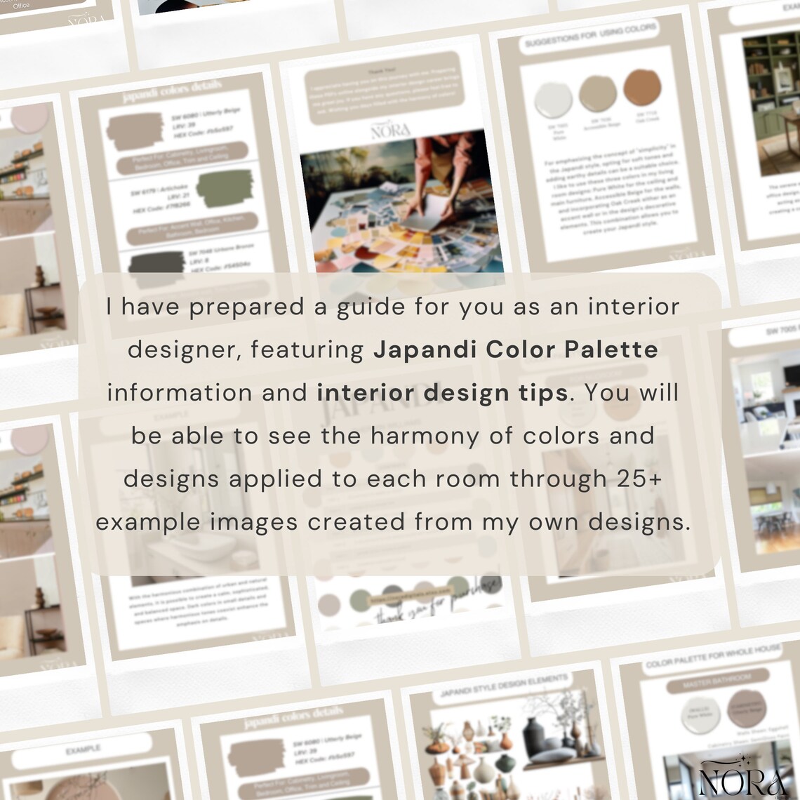 JAPANDI Color Palette With Interior Design Tips, Sherwin Williams