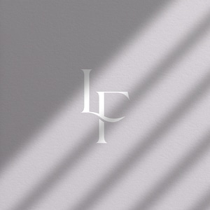 LF Wedding Logo Template, Editable Monogram Design, Classic Elegant Branding, Instant Download