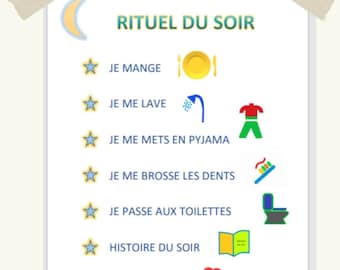 Rituel du soir pour enfants