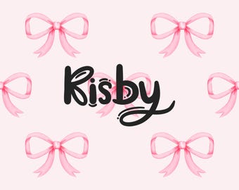 Pink Coquette Bow Seamless Pattern: Girly Ribbon Digital Paper (PNG JPG)
