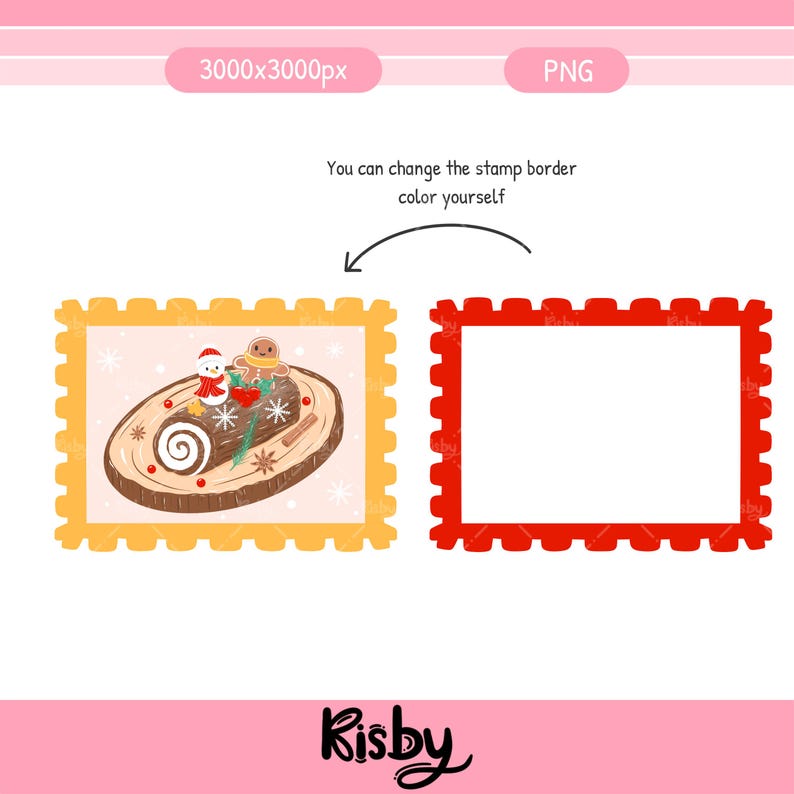DIY custom stamp of Christmas Clipart