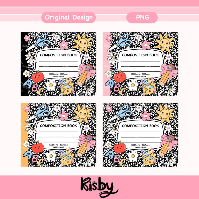 Personalized back to school mouse pad PNG featuring pencils, books, apples, and custom name area for teacher appreciation gifts