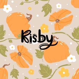 Fall Pumpkin Bows Seamless Pattern, Cottagecore Autumn Pumpkin Patch Coquette Seamless Pattern, Thanksgiving Halloween Digital Paper PNG