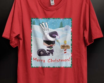 T-Shirt, Weihnachten, Weihnachtsshirt, Weihnachtsgeschenk, lustige Weihnachten, Jujutsu, Jujutsu-Shirt, Satoru, Anime, Anime-Shirts, Anime-Geschenke