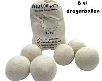 Betu Company Drogerballen - Eco Drogerballen - Wasverzachter Alternatief - Energiebesparende Drogerballen