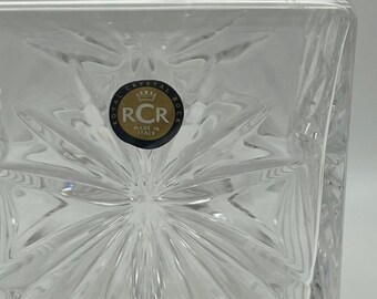 素晴らしいヴィンテージ RCR クリスタル デカンタ - イタリア製 - Etsy