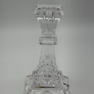 Vintage Waterford Lismore 6&quot; Crystal Candlestick Holder