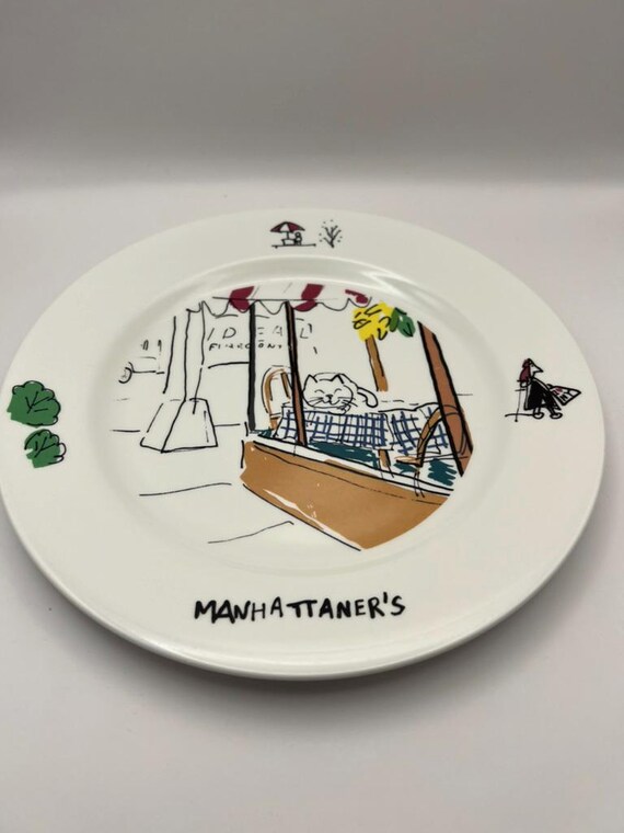Vintage Manhattaner's NY Artist Guild 1990's Plate - Mikasa - Etsy