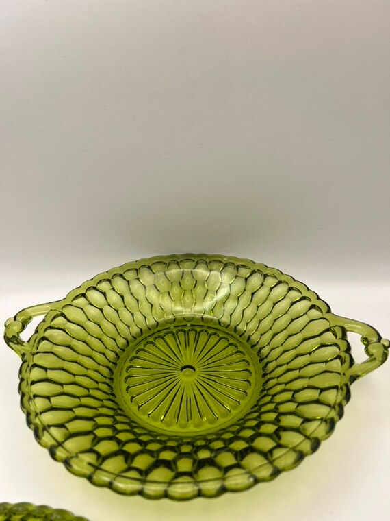 ヴィンテージ インディアナ ガラス アボカド皿 - 2 個セット! - Etsy 日本