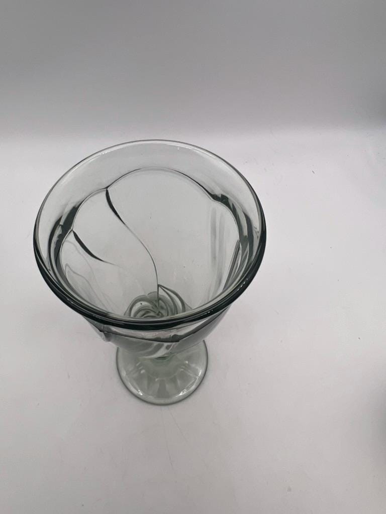 ヴィンテージ ニュー ノリタケ スイート スワール グリーン グラス (4