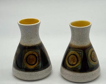 【Dümler & Breiden】 Domino 25cm fat lava West Germany Fat Lava Domino Decor Ceramic Vase by Dümler