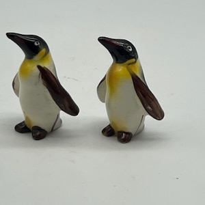 Vintage  Ceramic Penguin Figurines - Set of 2