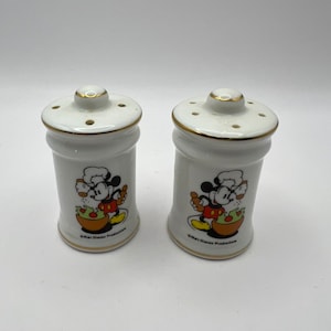 Saleiros e Pimenteiros Vintage Mickey Mouse - Par