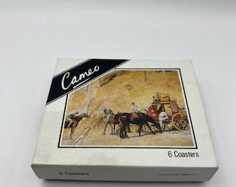 Vintage Australian Masters Coasters - Set of 6