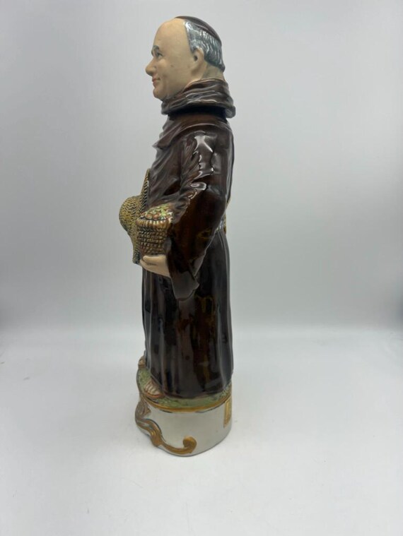 Vintage Capodimonte Monk Frangelico Liqueur Decanter Bottle
