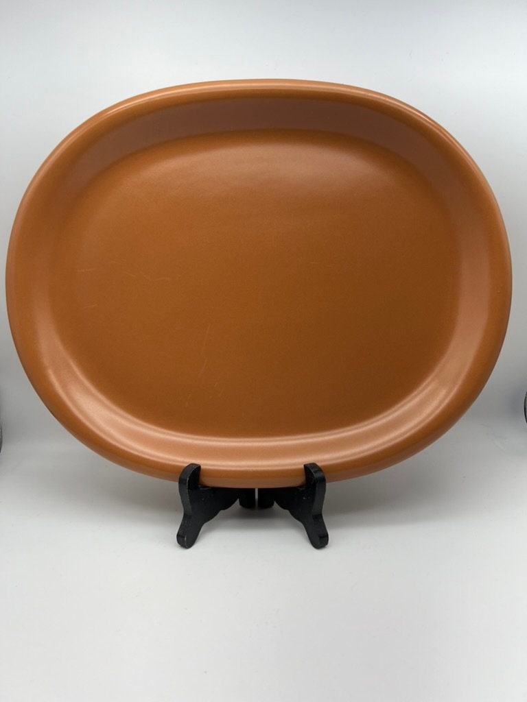Crown Corning Ware Made in Japan Orange Serving Platter, Bowl, Cream ...