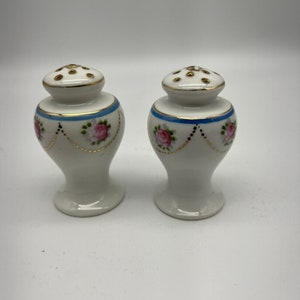 Vintage Porcelain Salt & Pepper Shakers