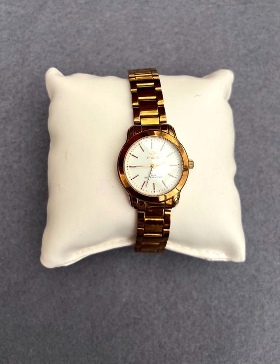 Reloj mujer dorado MAREA vintage elegante | Reloj pulsera acero dorado clásico minimalista | Watch gold women