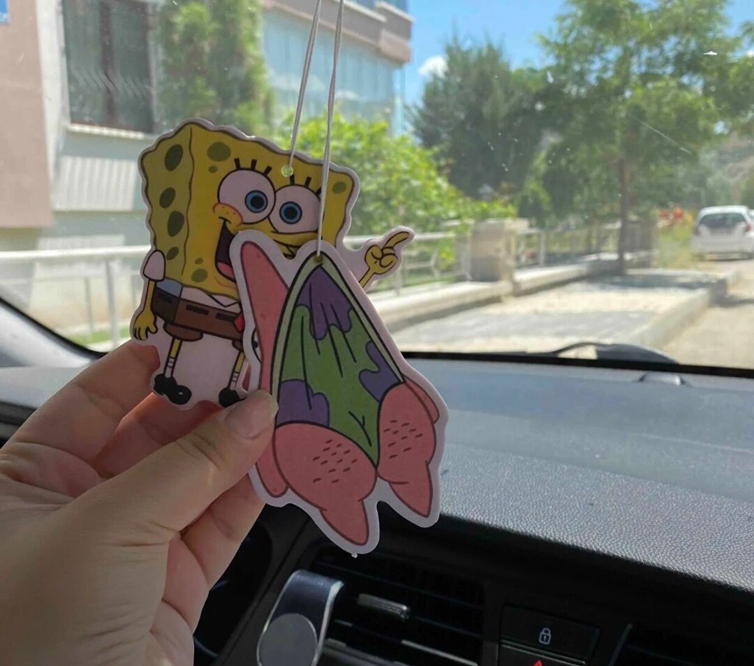 Spongebob Air Freshener Etsy