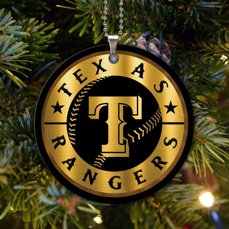 2023 World Series Champions Texas Rangers Ornament 2 Sides Etsy