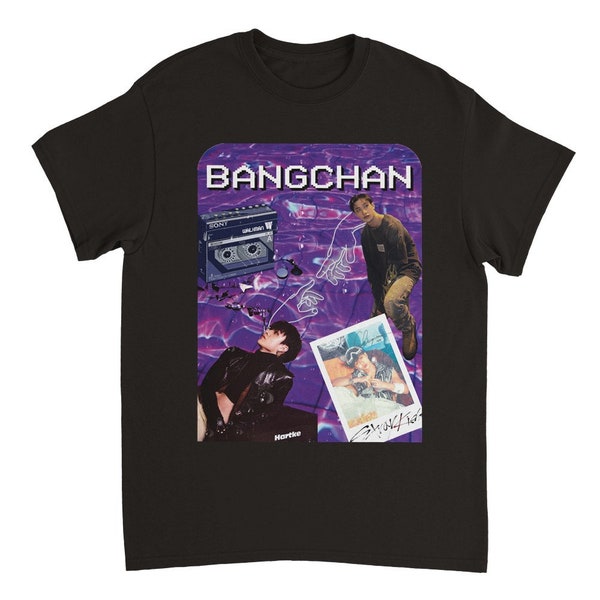 Bangchan SKZ 80's Sci-Fi style t shirt