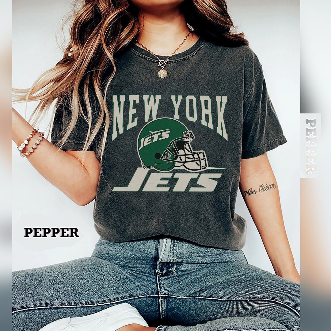 New York Jets Sweatshirt Vintage NY Jets Shirt New York Jets Etsy