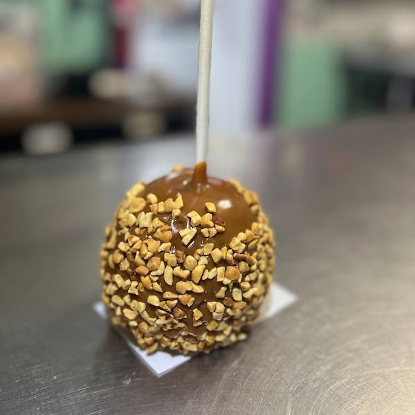 Hand Dipped Caramel Apple w/ Nuts