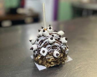 Rocky Road Caramel Apple