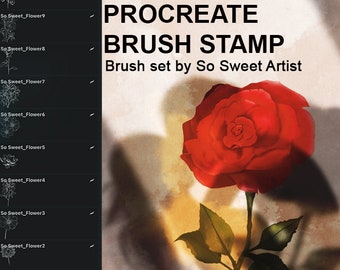 So Sweet - Flower Brushes Stamp