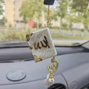 Islamic Car Mirror Pendant, Quran Pendant, Mini Koran, Mini Kuran, Islamic Gifts, Allah Pendant, Ramadan, Ramazan Eid Bayram