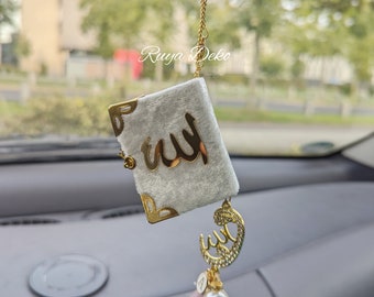 Islamic car mirror pendant, Quran pendant, Mini Koran, Mini Kuran, Islamic gifts, Allah pendant, Ramadan, Ramazan Eid Bayram