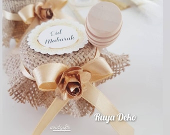 Eid gift honey in jar, honey jars Eid Mubarak, Ramadan table decoration, Ramadan gift for guests, Ramadan Mubarak, Ramadan Kareem