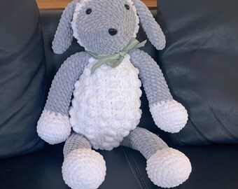 Crocheted Lamb Stuffed Animal