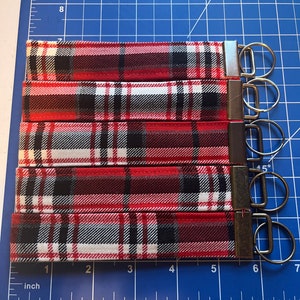 Scottish Tartan Wristlet Keychain