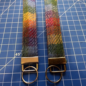 Scottish Tweed Wristlet Keychain